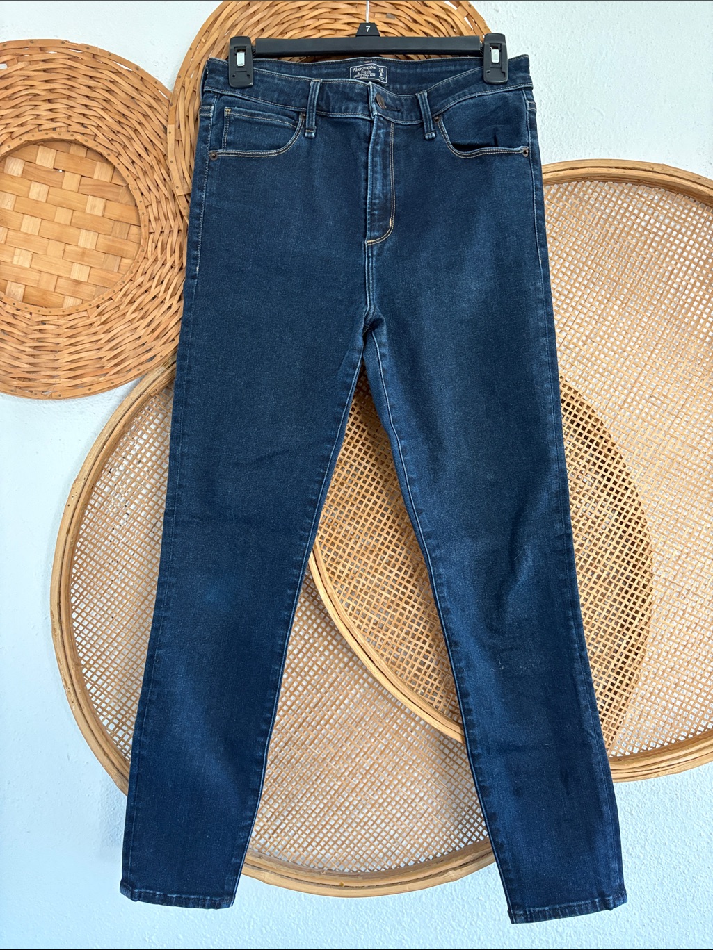 Abercrombie & Fitch Simone High Rise Ankle Skinny Jeans Size 28 6r